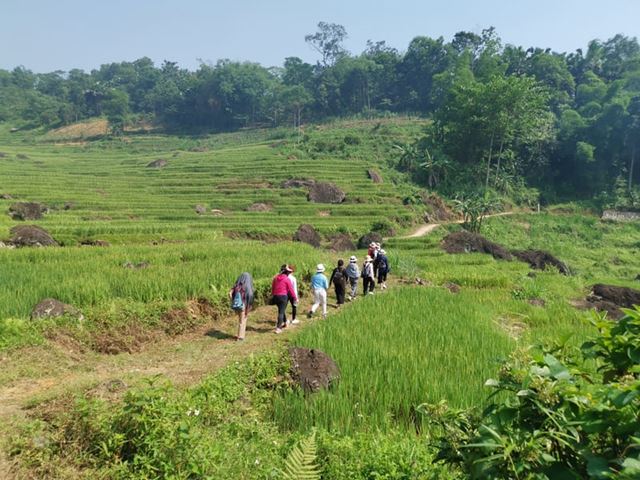Una jornada de inspección en Pù Luông, al norte de Vietnam.