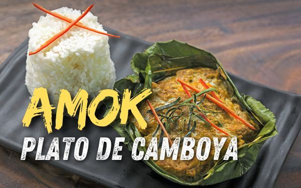 Amok, el sabor icónico de Camboya envuelto en hoja de plátano