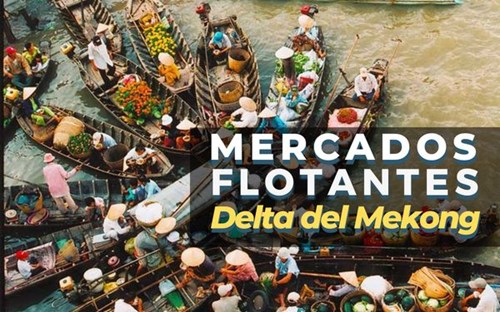 Mercados flotantes en el Delta del Mekong (Guía para 2025)