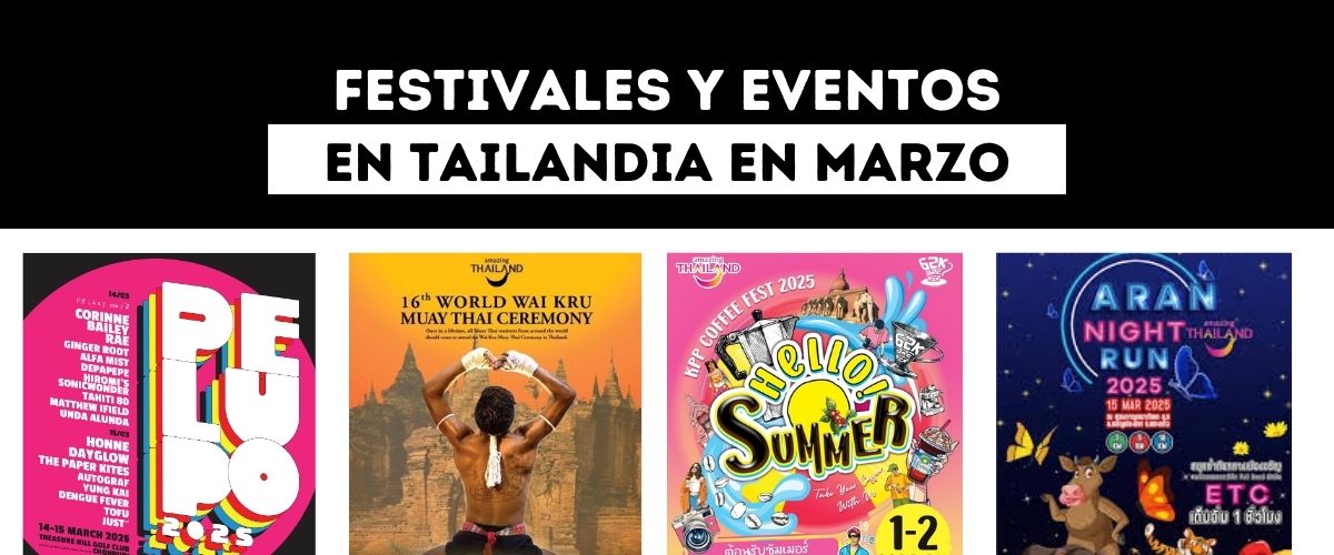 Los 15 Festivales más Coloridos de Tailandia en Marzo 2025