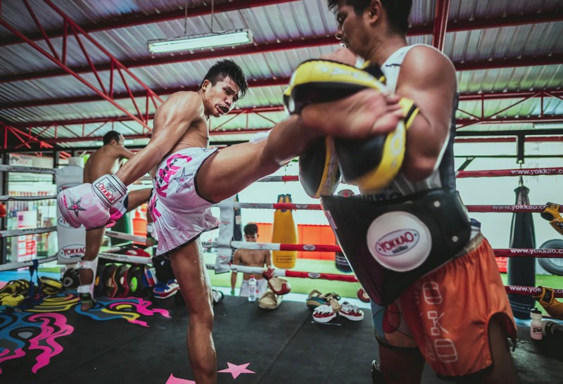 clase de muay thai en koh tao
