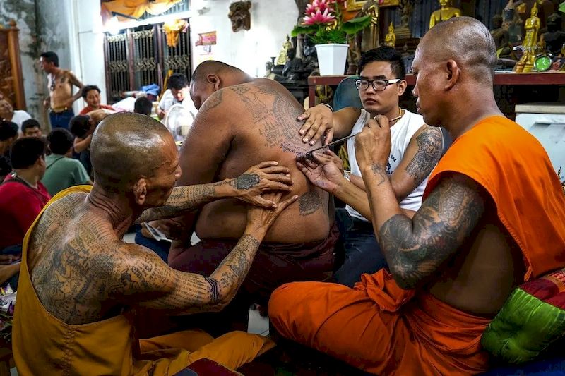 Festival de los Tatuajes es uno de los festivales que solo encontrarás en Tailandia. Foto: expertvagabond