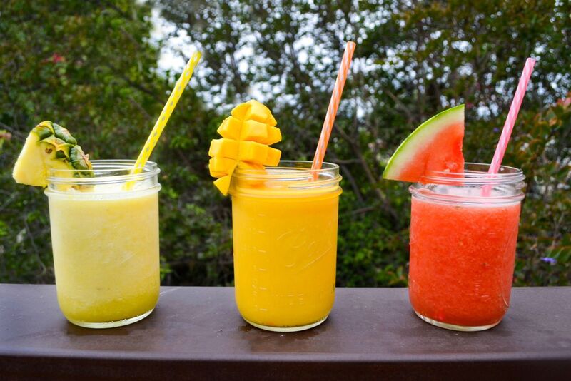 Jugos de frutas frescas de Tailandia