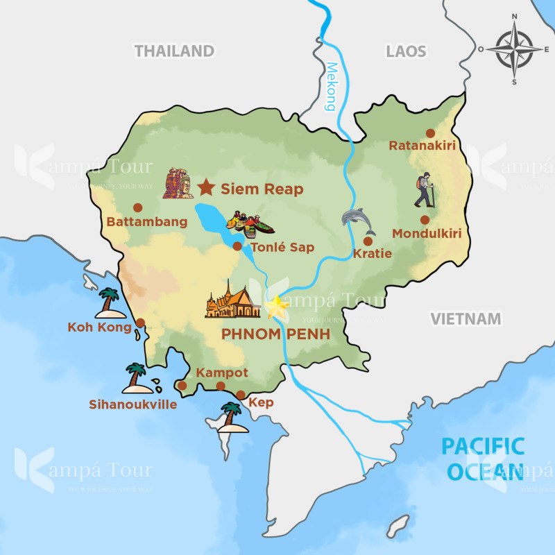 koh kong on the map