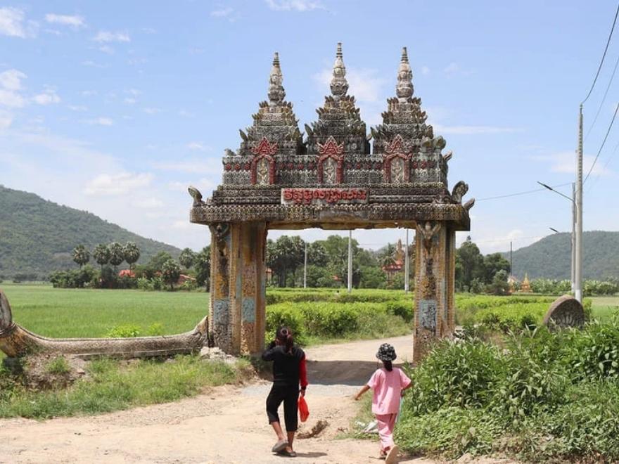 Ancient Khmer-style architecture in An Giang