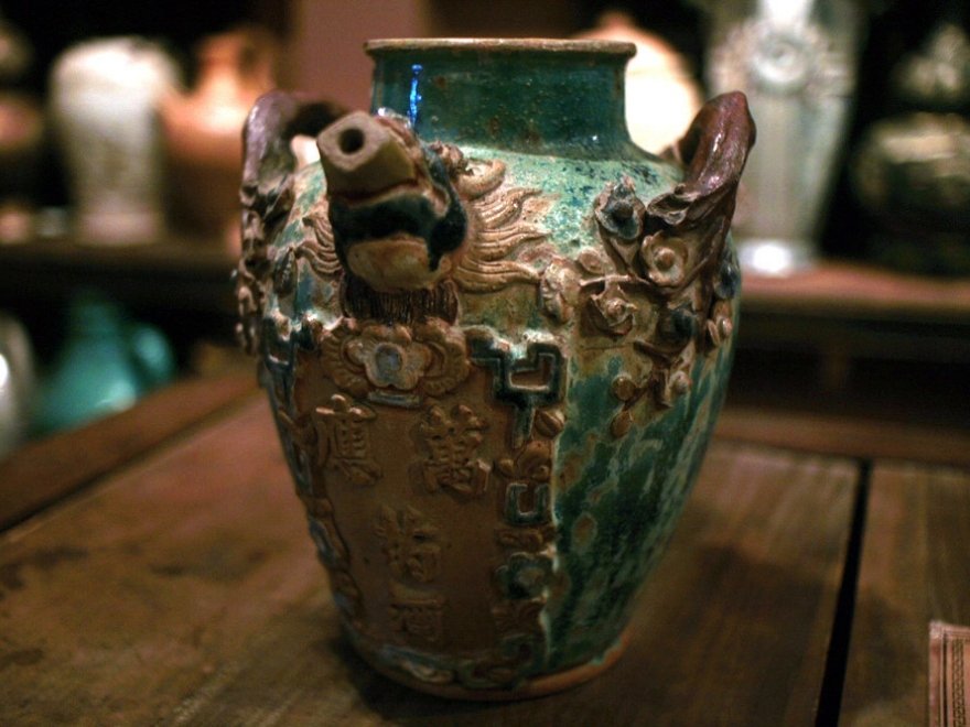 Medicinal wine bottle