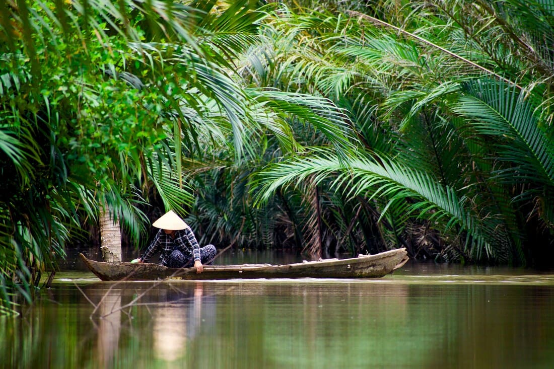 asia en noviembre - delta del mekong en vietnam