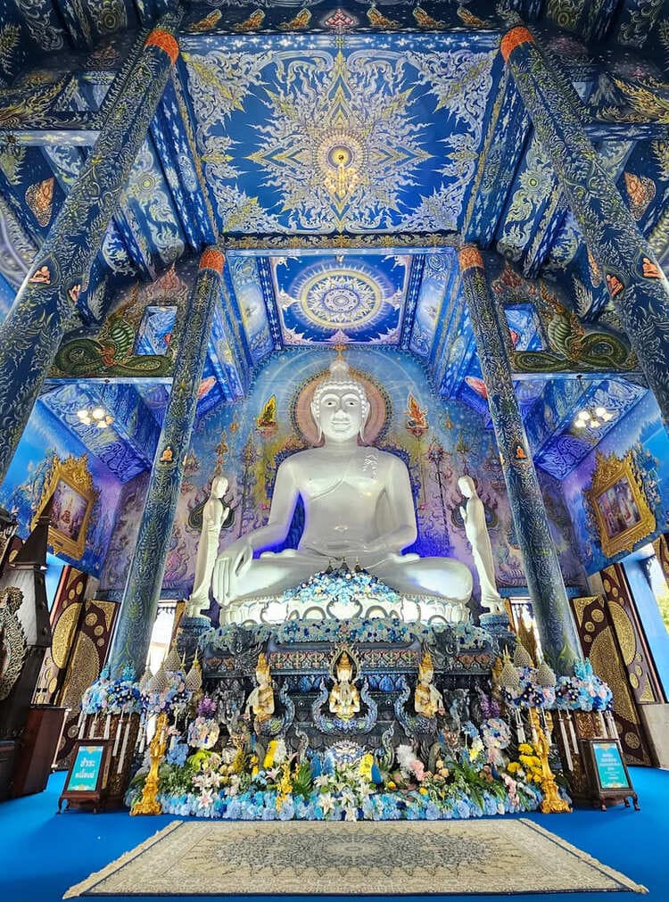 Blue Temple Wat Rong Suea Ten
