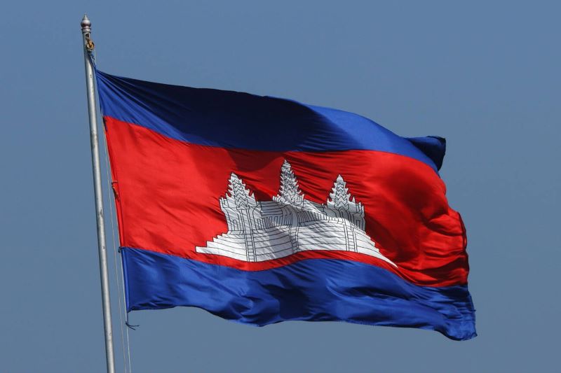 Cambodian flag