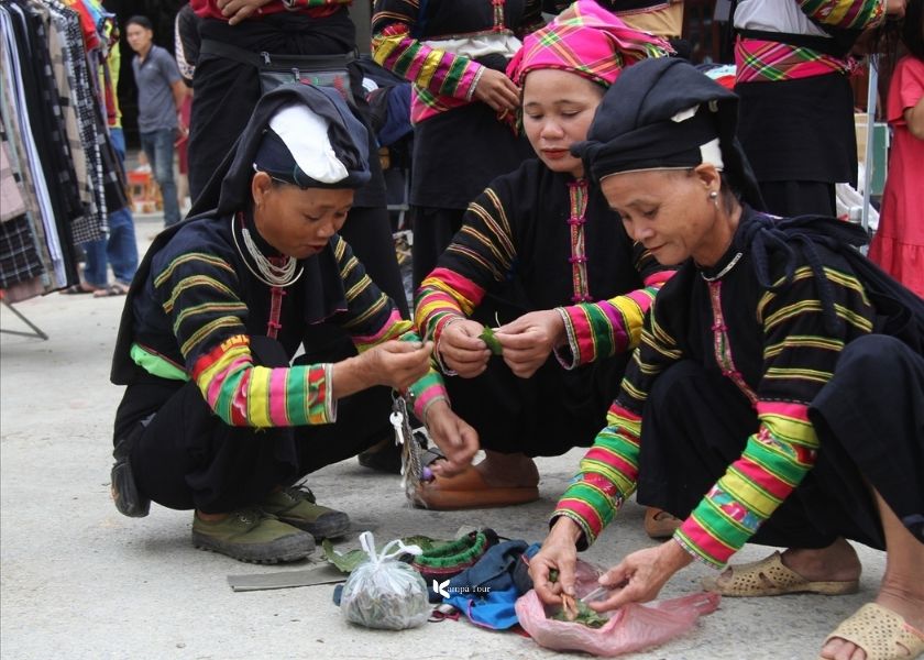 The market in Bao Lac is always the most vibrant place