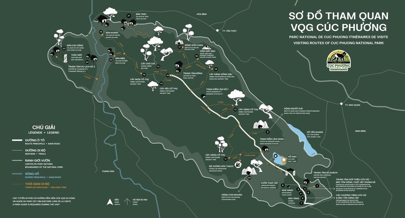 Cuc Phuong national park map