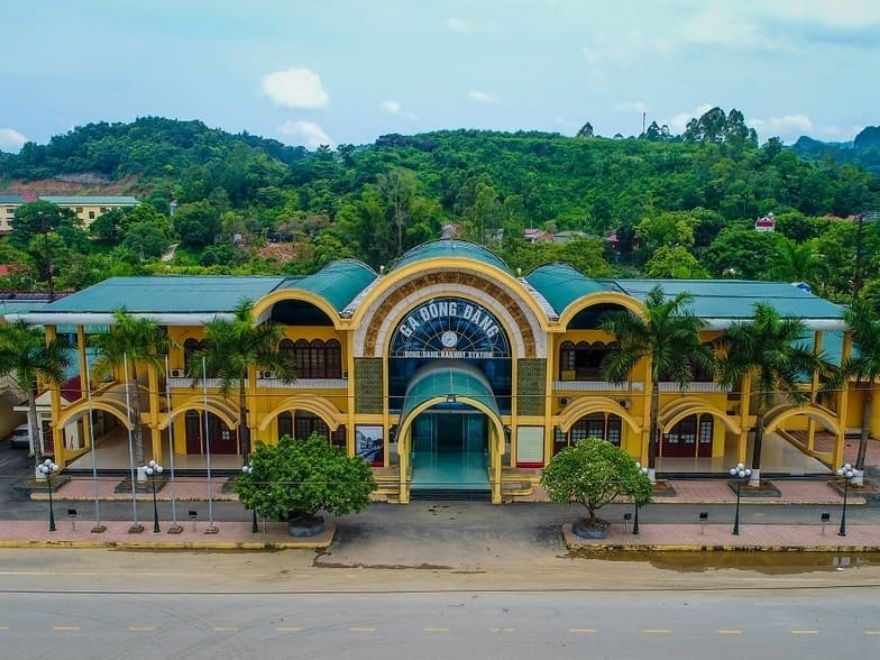 Dong Dang train station in Lang son