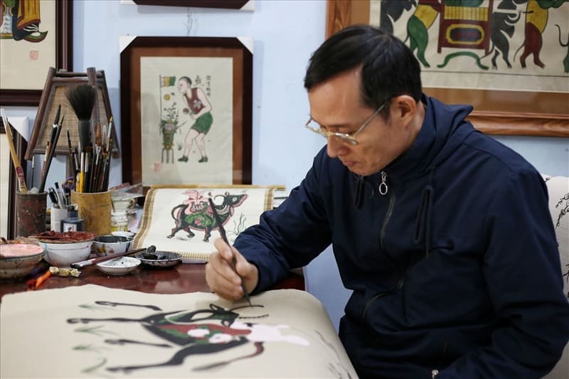 dong ho painting