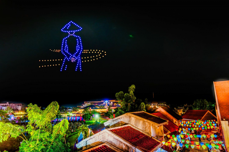 Drone show in Hoi An