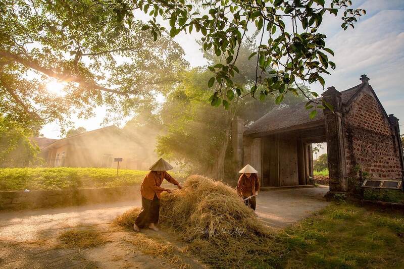 Duong Lam ancient village is not far from Hanoi.