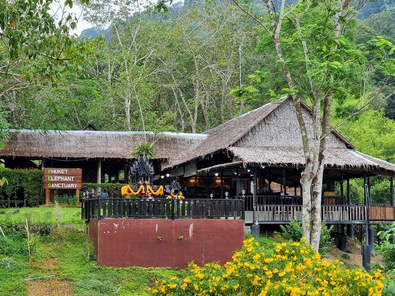 Phuket Elephant Sanctuary on the edge of Khao Phra Thaeo National Park