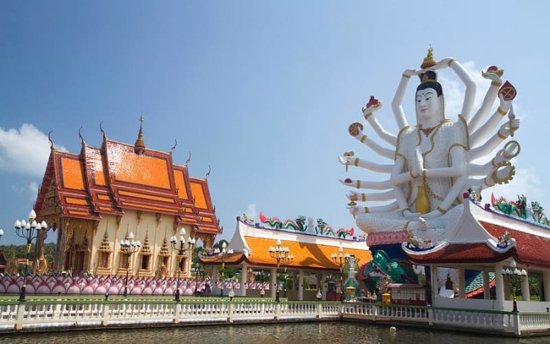 templo budista en koh samui