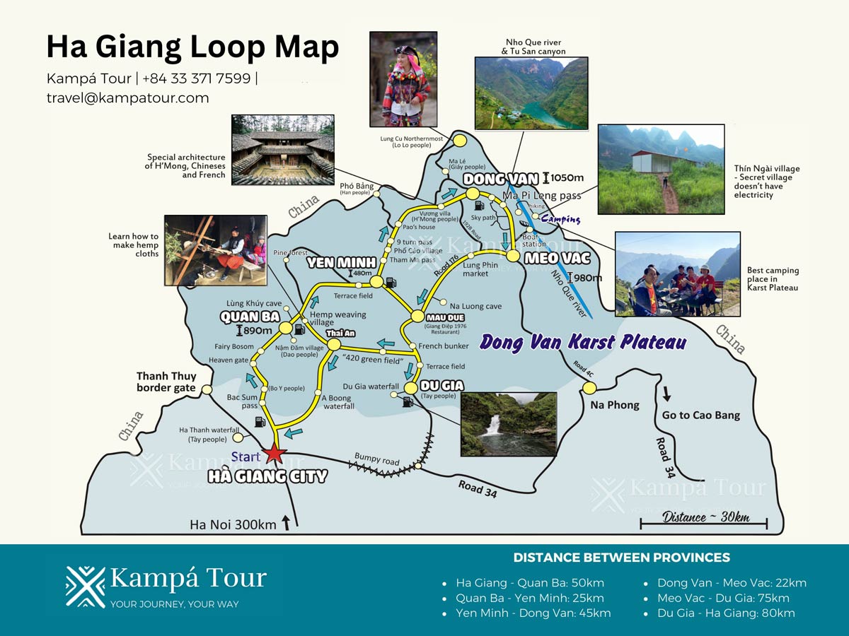 Bản đồ Hà Giang loop