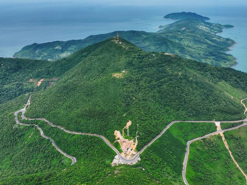 Panorama of Hai Van Pass
