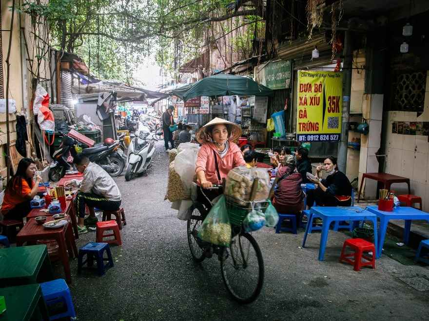 Explore Hanoi's Old Quarter.