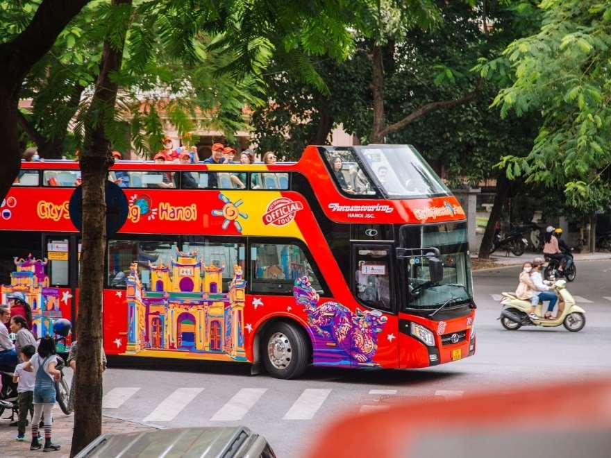 Experience sightseeing in the capital city from a double-decker bus.