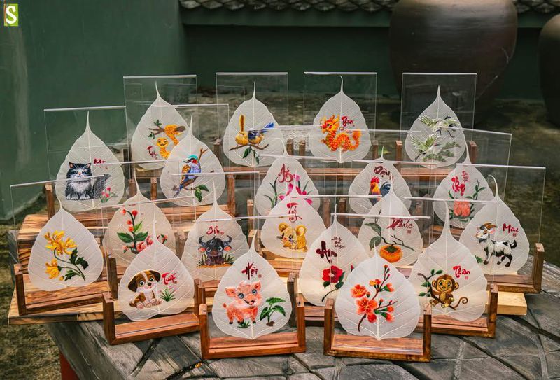 hojas de árbol bodhi