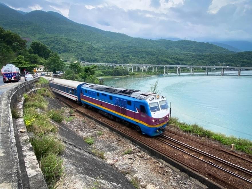 Vietnam train cabin