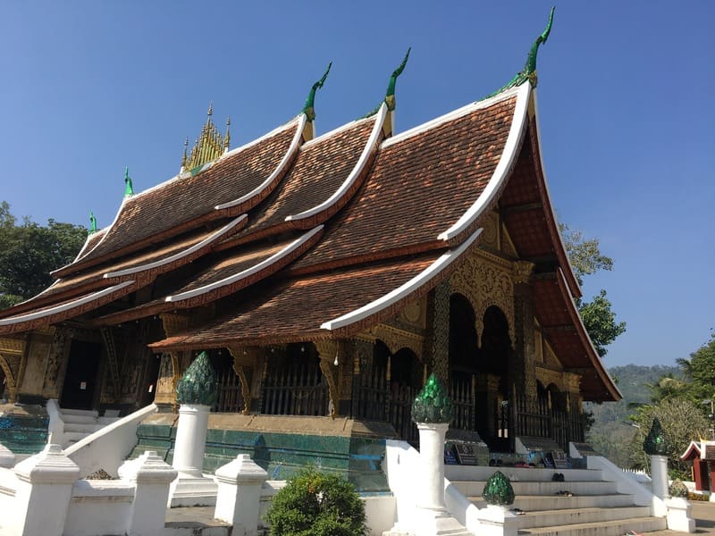 The National Museum opposite the entrance to PhouSi