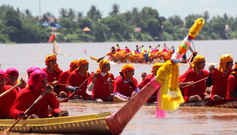 festival en laos - La Fiesta de las Piraguas en Laos