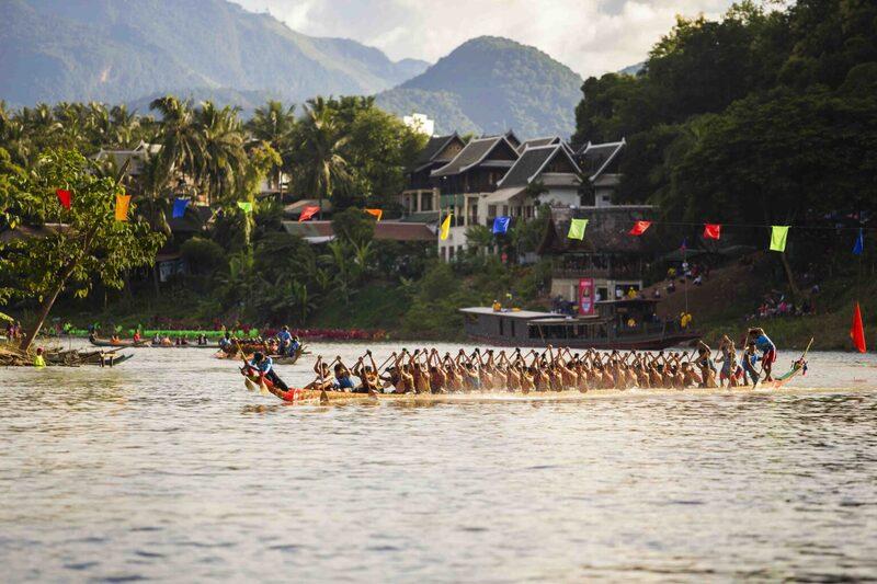 festival en laos - La Fiesta de las Piraguas en Laos - luang prabang