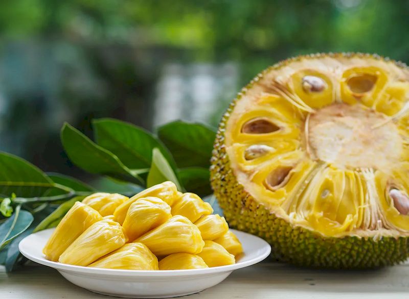 Jackfruit season in Thailand is from January to May
