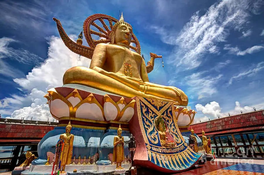 Wat Phra Yai temple on Koh Samui