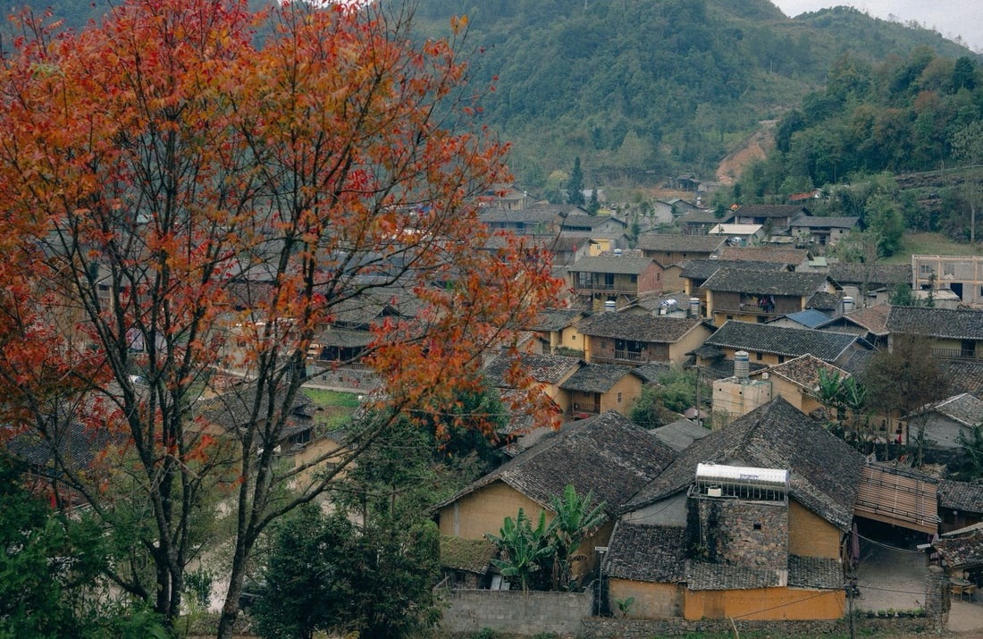 aldea de lo lo chai - ha giang - paisaje