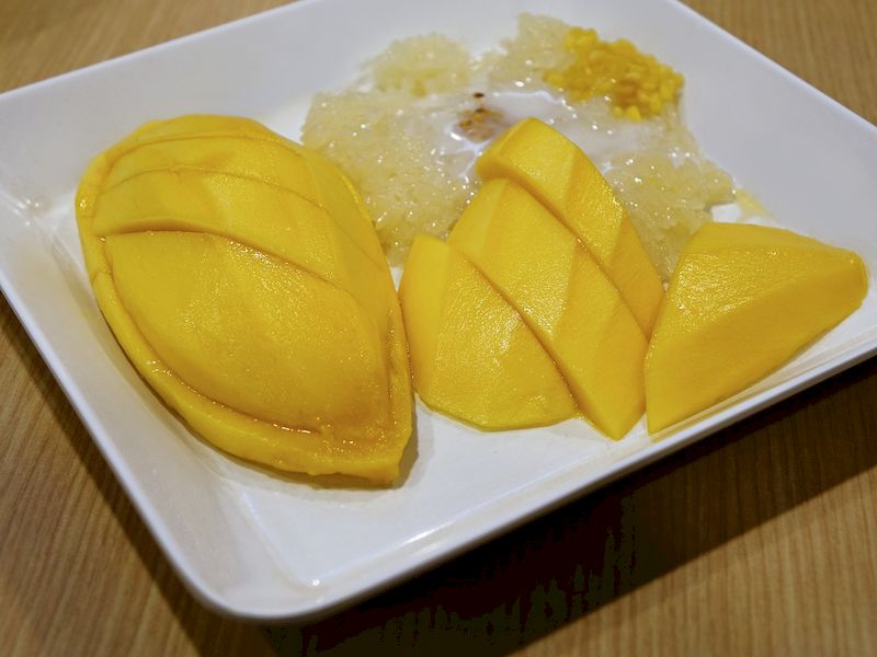 Mango from Thailand is added in many typical dishes