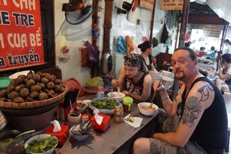 mercado dong xuan - comida callejera