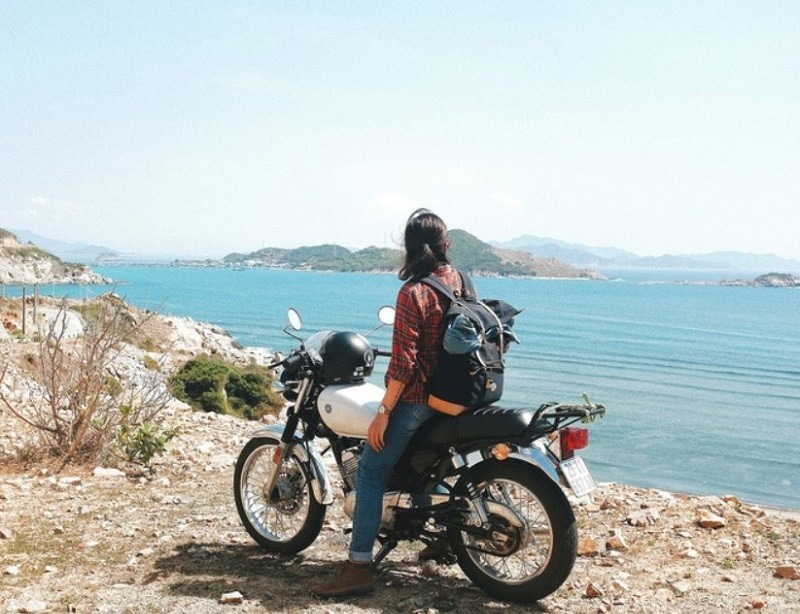 Ride a motorbike for adventure