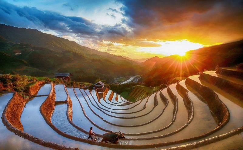 mu cang chai en vietnam en junio