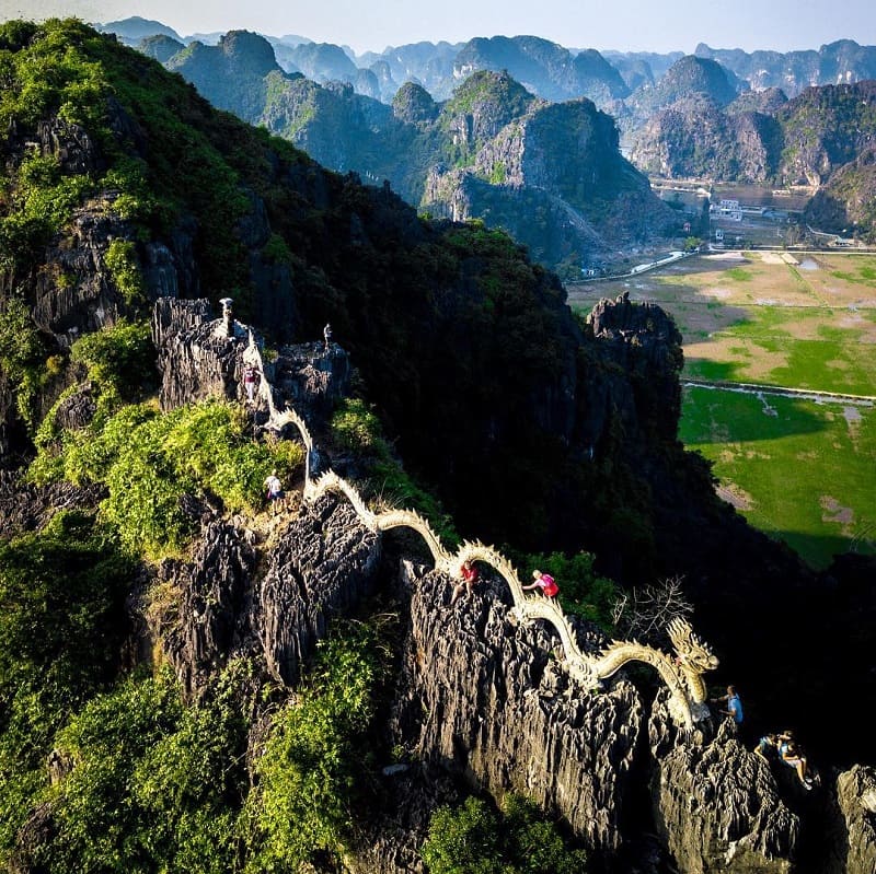 The highest view of Mua cave