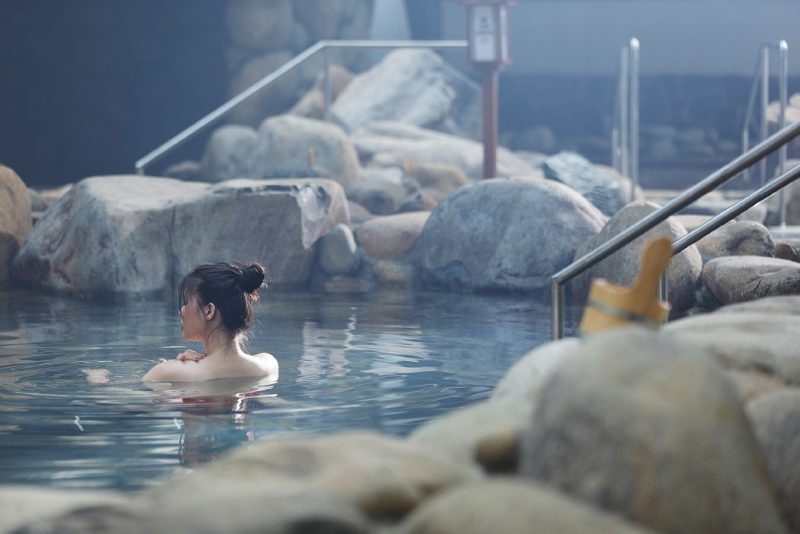 Mineral water bath in Tuyen Quang