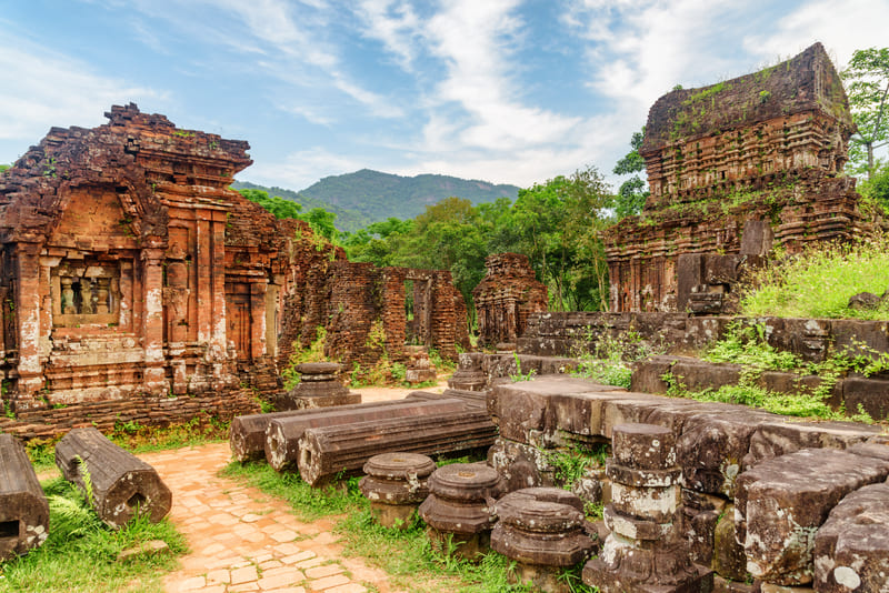 Champa ruins of My Son Shrine near Hoi An