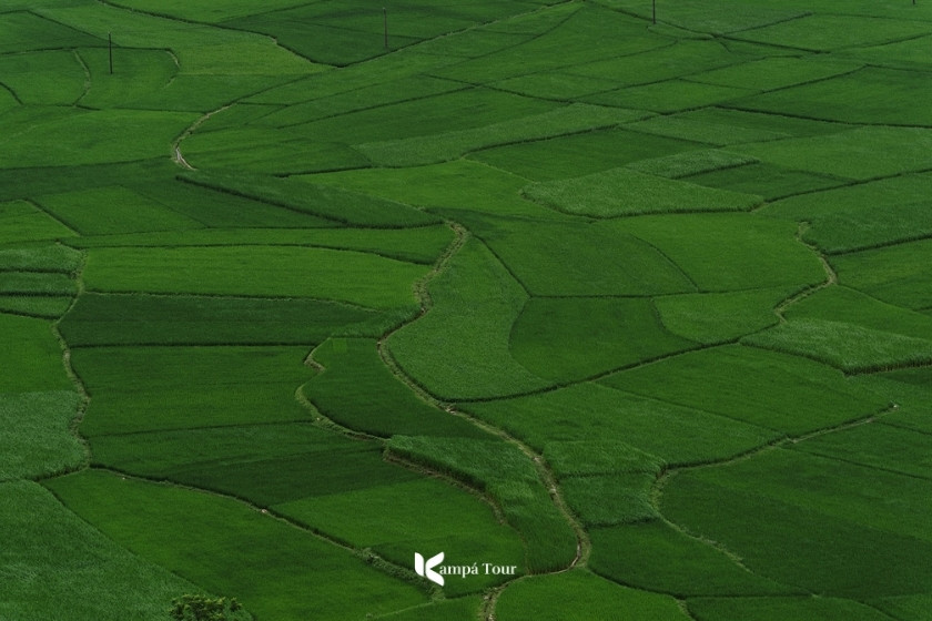 The trail leading to Na Chang and Na Tong villages