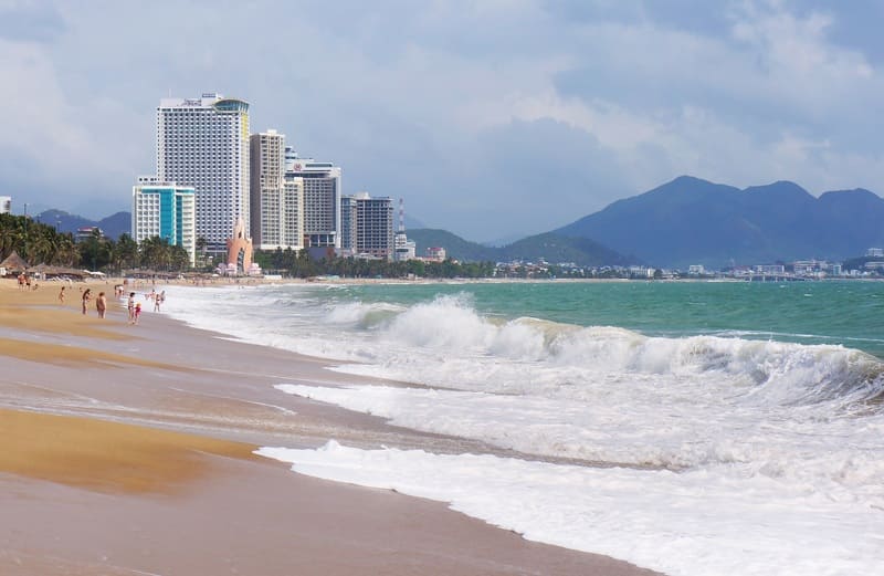 Tran Phu Beach in the city center