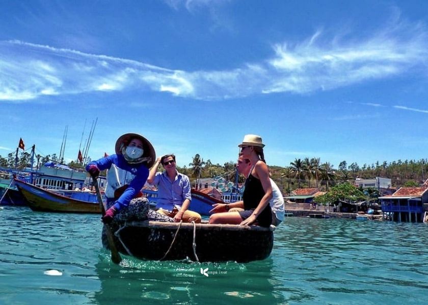Take a basket boat ride in Nha Trang