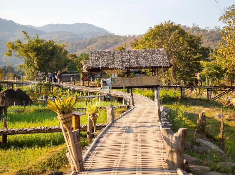 naturaleza de pai tailandia