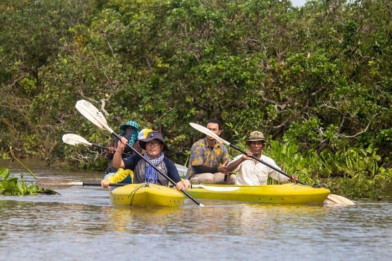 paseo en kayak