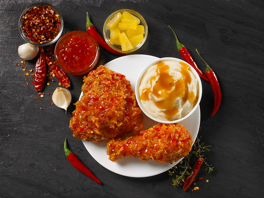 Popeyes seasoned chicken