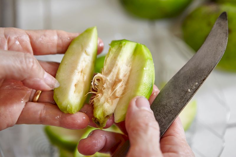 Pork plum is always used to make Son Tam