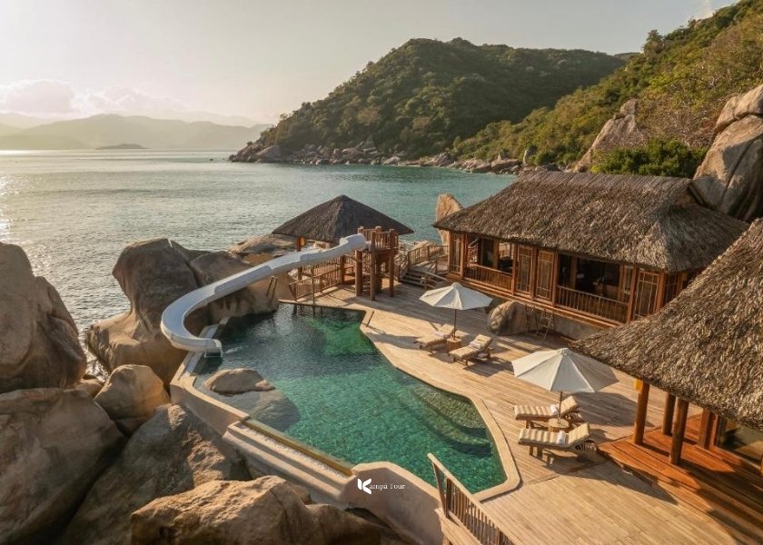 A private resort at Six Senses Ninh Van Bay