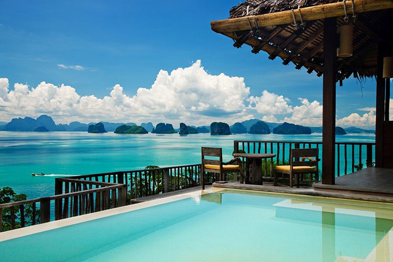 The beautiful view of Six Senses Yao Noi