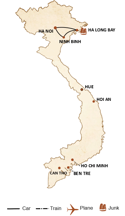 [col-img15] 5-Day North Vietnam: Hanoi - Halong Bay - Ninh Binh